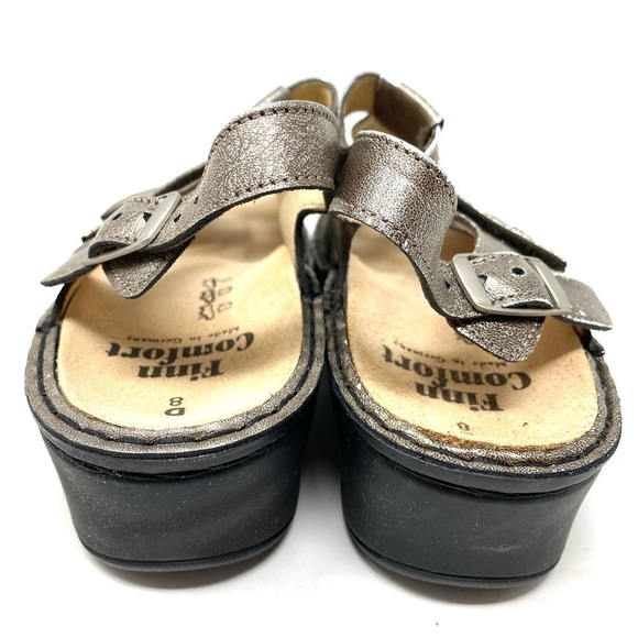 Finn Comfort Adana Leather Sandals Espresso - Picture 5 of 8